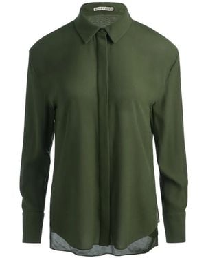 Alice + Olivia Dimitra Oversized Shirt - Green