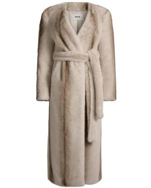 DUCIE Olivia Long-Sleeves Coat - Natural