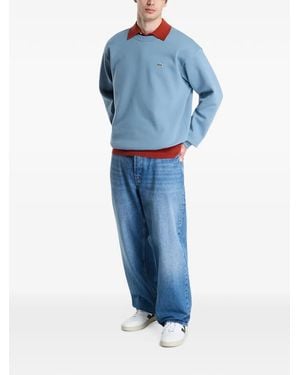 Lacoste Cotton Fleece Sweatshirt - Blue