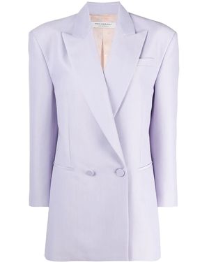 Philosophy Di Lorenzo Serafini Double-Breasted Blazer - Purple
