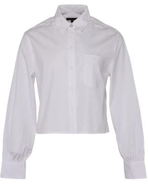 Rag & Bone Pocket Long-Sleeve Shirt - White