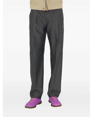 Burberry Wool Trousers - Grey