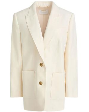 Zimmermann Blazer Con Botones - Blanco