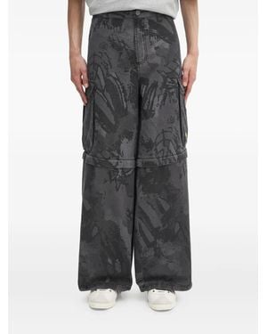 adidas Detachable-Panels Cargo Trousers - Grey