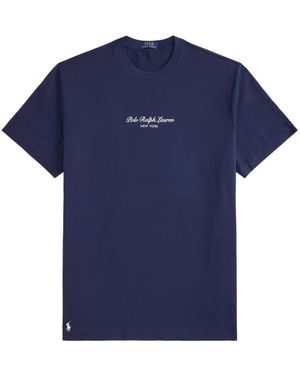 Polo Ralph Lauren Logo-Print T-Shirt - Blue