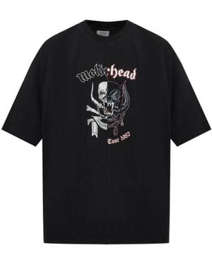 Vetements Motörhead-Print Layered T-Shirt - Black