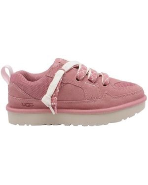 UGG Lo Lowmel Suede Trainers - Pink
