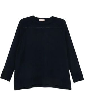 Purotatto Pullover Mit Raglanärmeln - Blau