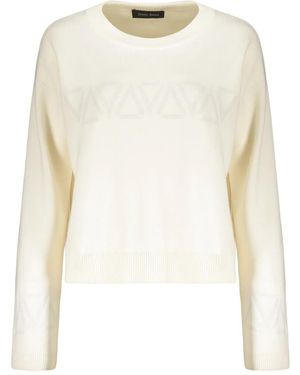 Herno Elegant Jumper, Comfort And Modern Style - White