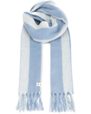 Marni Gestreepte Sjaal - Blauw
