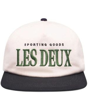Les Deux Logo-Embroidered Baseball Cap - White
