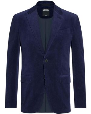 ZEGNA Blazer Cashco - Blu