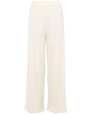 Eres Pantalones De Pijama Bernard Rectos - Blanco