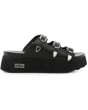 Cult Janis Buckle-Embellishment Sandals - Black