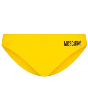 Moschino Costume Da Bagno Con Stampa - Giallo