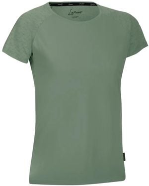 Lamunt Lara Iconic Tech Short-Sleeve Cotton T-Shirt - Green