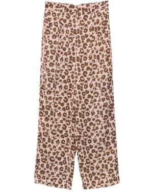 Ba&sh Bloy Palazzohose mit Leoparden-Print - Natur