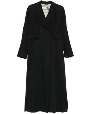 Masnada Double-breasted buttoned coat - Schwarz