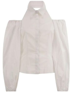 MVP WARDROBE Balloon-Sleeve Shirt - White