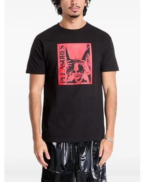 Pleasures Graphic-Print T-Shirt - Red