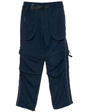 and wander Overlay Taffeta Trousers - Blue