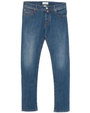 Jacob Cohen Buttoned Trousers - Blue