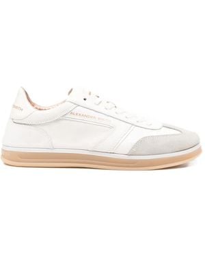 Alexander Smith Leather Trainers - White