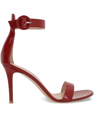 Gianvito Rossi 85Mm Portofino Sandals - Pink