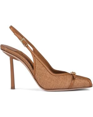 Le Silla Vittoria 95mm パンプス - ブラウン