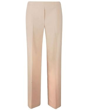 D.exterior Centre-crease tailored trousers - Natur