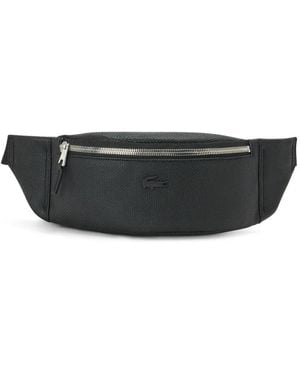 Lacoste Logo-Appliqué Piqué Bag - Grey