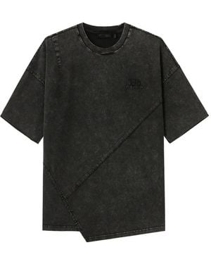FIVE CM T-Shirt À Logo Brodé - Black