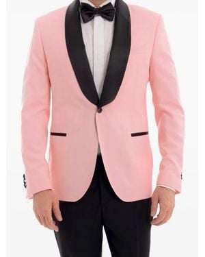 Manuel Ritz Single-Breasted Blazer - Pink