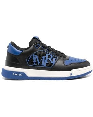 Amiri ブラック＆ブルー Classic ローカットスニーカー