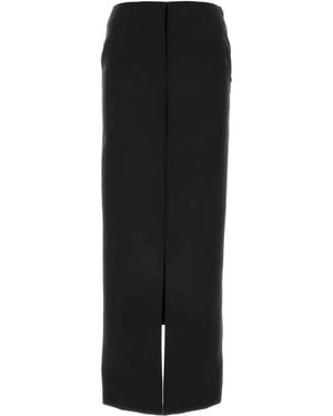 Givenchy Wool Blend Skirt - Black