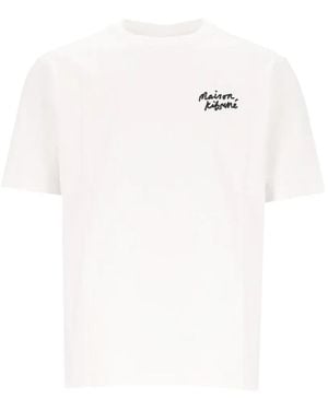 Maison Kitsuné Handwriting T-Shirt - White