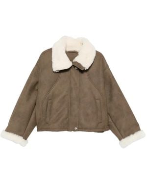 Stand Studio Sevyn Button-Up Jacket - Brown