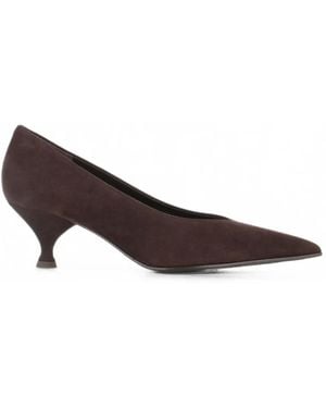 Sergio Levantesi Bellatrix 67 Pointed-Toe Suede Pumps - Brown
