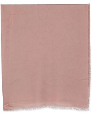 Twinset Écharpe À Bords Francs - Pink