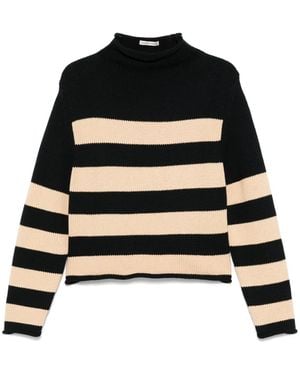 Carter Young Striped Sweater - Black