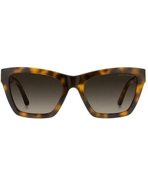 Marc Jacobs Tortoiseshell-Effect Sunglasses - Grey