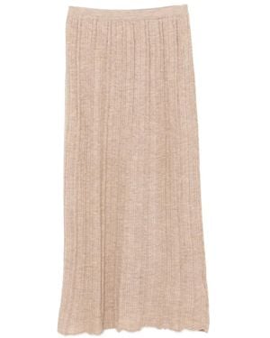 Lauren Manoogian Plissierter Rock - Natur