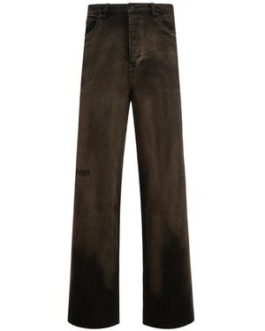 Pleasures Oil Baggy-Fit Jeans - Black