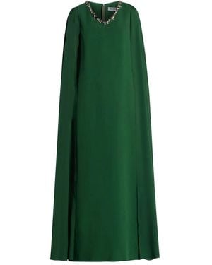 Dice Kayek Vestido de fiesta con capa - Verde