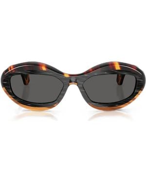 Alain Mikli Lunettes De Soleil À Monture Papillon - Noir