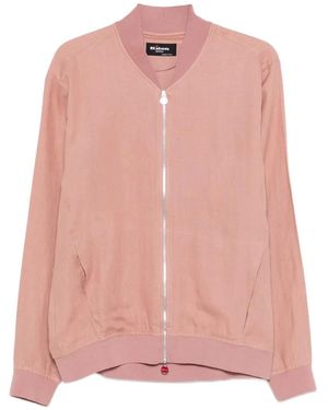 Kiton Zip-Fastening Bomber Jacket - Pink