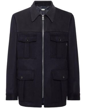 Billionaire Field Zip-Up Jacket - Blue