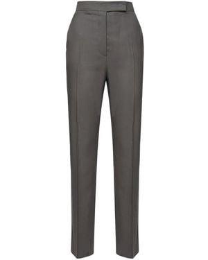 Max Mara Turbigo Side-Pocket Zip-Fly Trousers - Grey