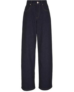 Brunello Cucinelli Jeans Con Cinque Tasche - Blu