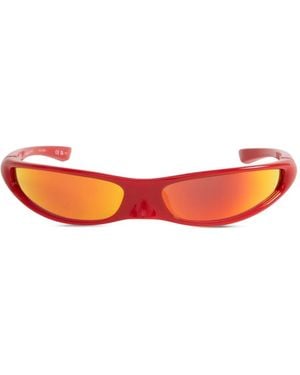 Balenciaga Blade Rectangle Sunglasses - Orange